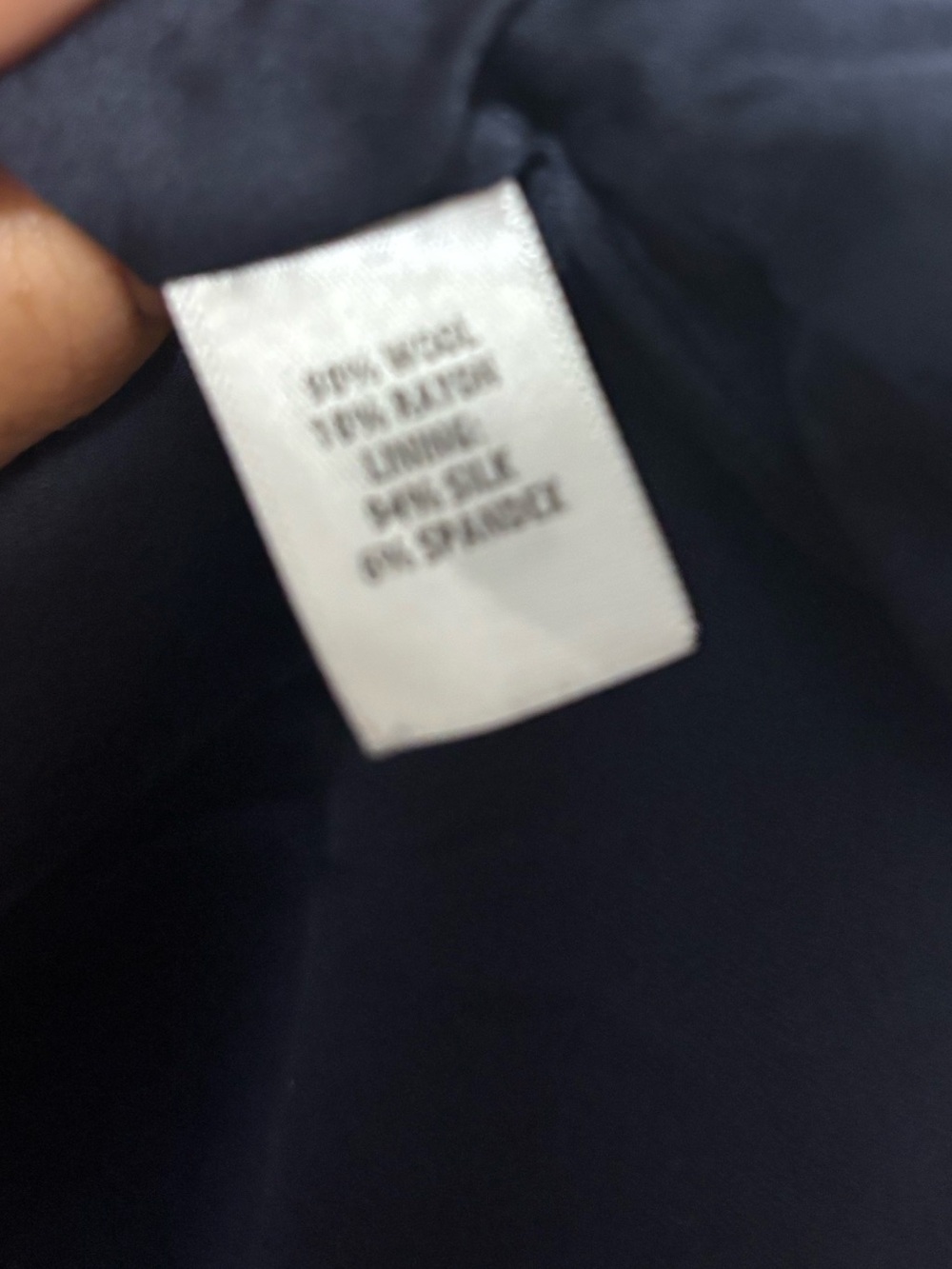 St. John Sz 10 Caviar Navy Pique Knit Short Jacket Blazer - Picture 5 of 5